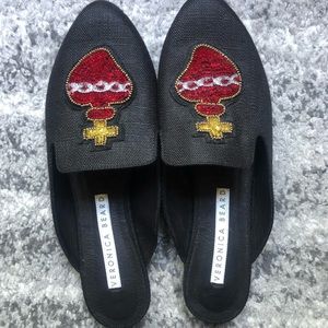 Veronica Beard black detailed flat Size 37 (US 7)
